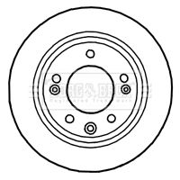 BORG & BECK Тормозной диск BBD4699